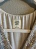 Good Hart Silver Long Sleeve Blouse Size S - photo 3