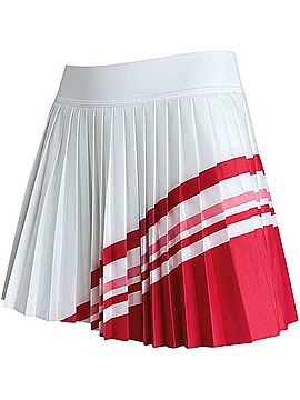 Athleta Match Point Pleated Colorblock Skort Athletic Shorts (view 1)