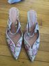 Jonathan Simkhai Floral Pink Ivory Heels Size 7 - photo 3