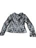 Samuel Dong Polka Dots Silver Black Jacket Size S - photo 2