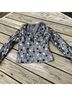Samuel Dong Polka Dots Silver Black Jacket Size S - photo 4