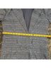 Majorelle 65% Polyester 33% Viscose 2% Elastane 100% Rayon Plaid Gray Blazer Size M - photo 6