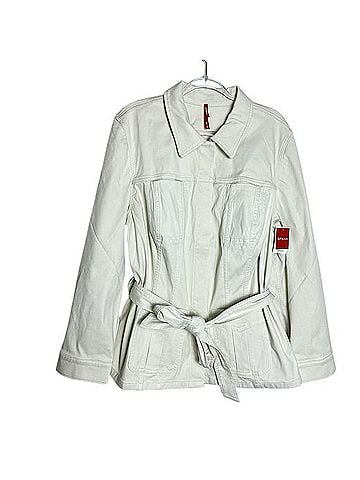 SPANX Stretch Twill Shirt Jacket Jacket (view 1)