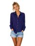 Grayson 100% Lyocell Stripes Blue Long Sleeve Button-Down Shirt Size XS - photo 1