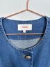 Xirena 100% Cotton Solid Blue Jacket Size XL - photo 3