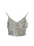 Lulus Floral Blue Tank Top Size XS - photo 1