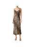 ALLSAINTS 100% Polyester Leopard Print Brown Black Cocktail Dress Size S - photo 4