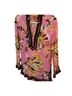 Tory Burch Floral Pink Multi Color Long Sleeve Blouse Size 10 - photo 1
