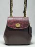 Coach Multi Color Burgundy Leather Backpack One size - photo 5