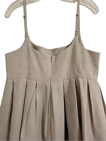 Rebecca Taylor Linen Pleated Romper Jumpsuit (view 2)