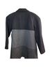 Preston & York Color Block Black Gray Coat Size 12 - photo 2