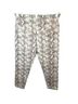 Yummie Snake Print Tan Brown Ivory Leggings Size XL - photo 2