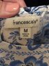 Francesca's Floral Blue White Jumpsuit Size M - photo 3