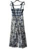 Francesca's Floral Blue White Jumpsuit Size M - photo 1