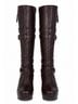 DKNY 100% Leather Brown Wedges Size 5 - photo 3