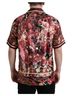 Dolce & Gabbana Basic 100% Silk Solid Multi Color Multicolor Button Down Silk Men's Shirt Size XS - photo 2