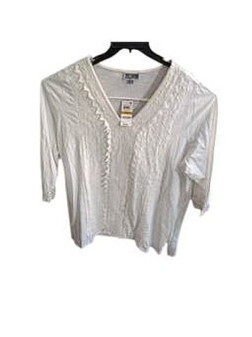 JM Collection 3/4 Sleeve T-Shirt (view 1)