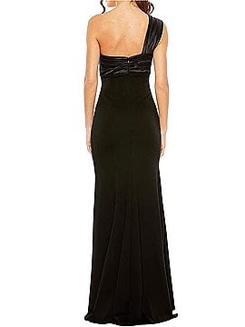 Mac Duggal Half-Bow Bodice Trumpet Gown Cocktail Dress (view 2)