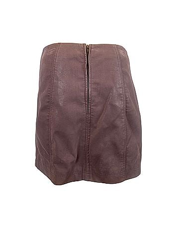 Free People Leather Skirt (view 2)