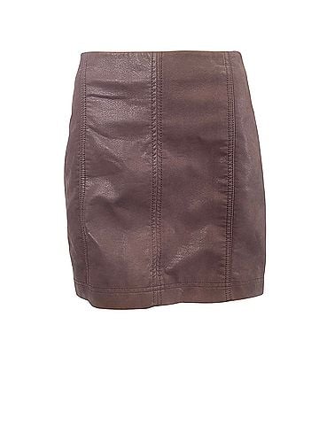 Free People Leather Skirt (view 1)