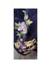 Susan Graver 97% Cotton 3% Spandex 100% Polyester Floral Blue Purple Jacket Size 3X - photo 8