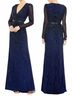 Mac Duggal 100% Polyester Blue Cocktail Dress Size 8 - photo 3