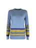 Derek Lam 10 Crosby Stripes Blue Cashmere Pullover Sweater Size XS - photo 1