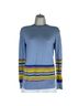 Derek Lam 10 Crosby Stripes Blue Cashmere Pullover Sweater Size XS - photo 4