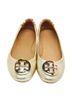 Tory Burch 100% Leather Gold Flats Size 6 - photo 2