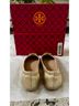 Tory Burch 100% Leather Gold Flats Size 6 - photo 8