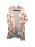Cato 100% Polyester Floral Polka Dots White Pink Cardigan Size 2X - photo 1