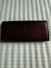 Coach 100% Leather Floral Burgundy Leather Wallet One size - photo 4