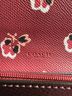 Coach 100% Leather Floral Burgundy Leather Wallet One size - photo 8