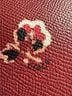 Coach 100% Leather Floral Burgundy Leather Wallet One size - photo 5