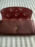Coach 100% Leather Floral Burgundy Leather Wallet One size - photo 3