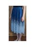 Lularoe 92% Polyester 8% Spandex 100% Polyester Floral Ombre Blue Silver Active Skirt Size 2X - photo 8