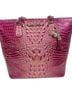 Brahmin 100% Leather Ombre Pink Multi Color Shoulder Bag One size - photo 5