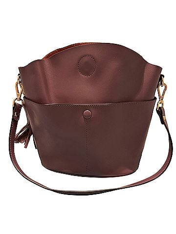 S-Zone Leather Bucket Bag (view 1)