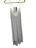Laila Jayde Stripes Gray White Romper Size S - photo 1