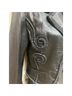 The Leather Factory 100% Leather Solid Black Jacket Size M - photo 4