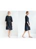 Objects Without Meaning 100% Cotton Black Casual Dress Size S - photo 3