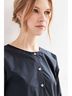 Objects Without Meaning 100% Cotton Black Casual Dress Size S - photo 4