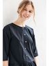 Objects Without Meaning 100% Cotton Black Casual Dress Size S - photo 5
