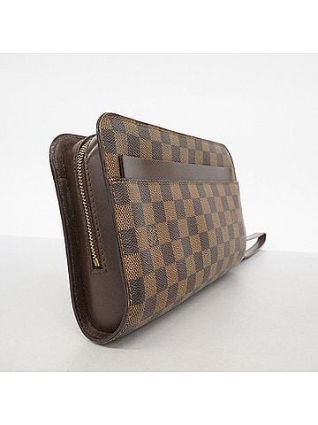 Louis Vuitton Louis Vuitton Damier Saint Clutch Bag N51993 Ebene Men's (view 2)