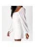 Lulus 55% Polyester 30% Nylon 5% Spandex 100% Polyester White Cocktail Dress Size M - photo 4
