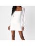 Lulus 55% Polyester 30% Nylon 5% Spandex 100% Polyester White Cocktail Dress Size M - photo 3