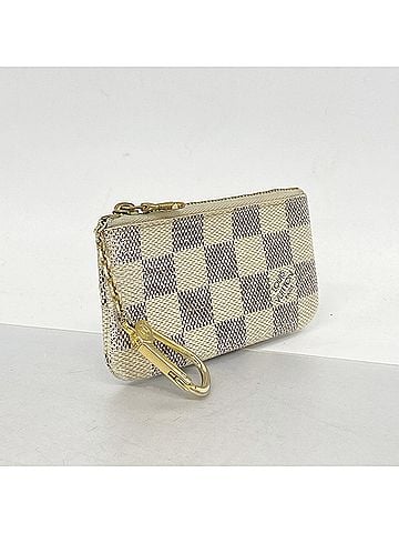 Louis Vuitton Louis Vuitton Damier Azur Pochette Clé N62659 White Wallet/Coin Case for Men and Women (view 2)