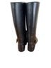 Coach 100% Calf Leather Black Boots Size 8 - photo 2