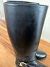 Coach 100% Calf Leather Black Boots Size 8 - photo 3