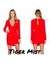 Tiger Mist Solid Red Cocktail Dress Size XS - photo 3